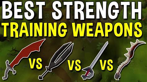 best attack training weapon osrs|best weapon to train strength osrs.